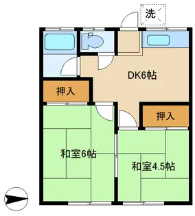 第三山津荘【1階】の間取り