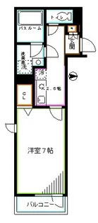 アール・デ・ココ三鷹【2階】の間取り