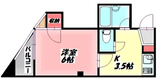 モリビル寺内町【4階】の間取り