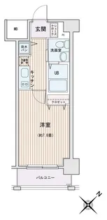 HF門前仲町レジデンス【4階】の間取り