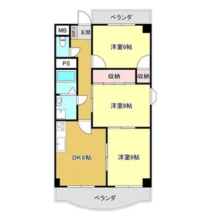 Grandeg21K【4階】の間取り