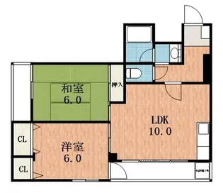 リアライズ四天王寺【4階】の間取り