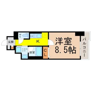 エスカルコート【6階】の間取り