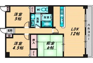 グランドハイツ【2階】の間取り
