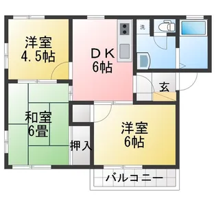 エスパシオ芝田【2階】の間取り