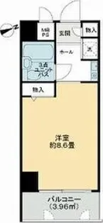 ライオンズマンション天神橋【3階】の間取り