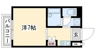 ライフタウンII【3階】の間取り