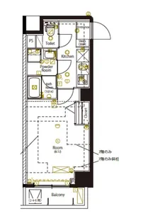 マーロ千住クレストタップII【7階】の間取り