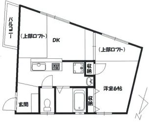コーポ鈴木【2階】の間取り