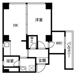 JLBグランエクリュ中野坂上【3階】の間取り