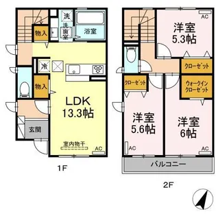 D’Premium ABCDEの間取り