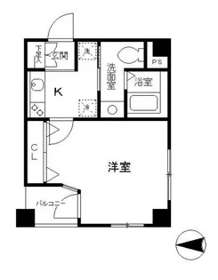 プルナス入谷【5階】の間取り