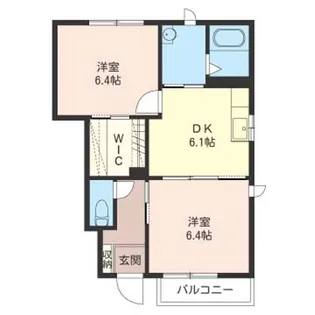 クレール参番館 102号室【1階】の間取り