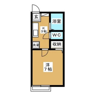 ハイツMIYOSHIIII【2階】の間取り