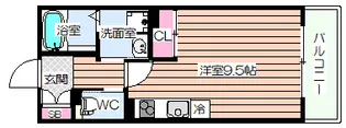ル・ファール西九条【6階】の間取り