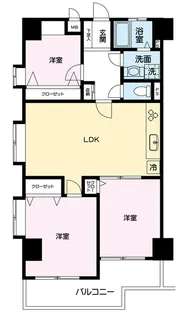 ユリノキ・コート【4階】の間取り