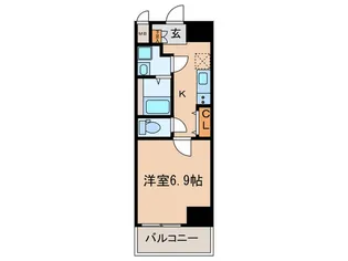 ノステルコ-ト岡崎【7階】の間取り