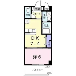 ヴィガラス【4階】の間取り