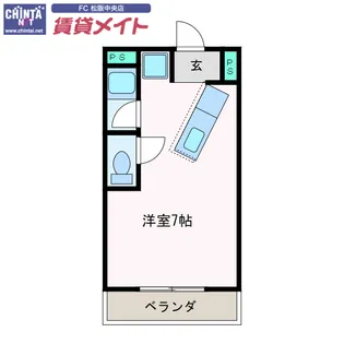 カプレーナ松阪【4階】の間取り