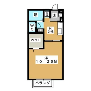 ベルモナ【1階】の間取り