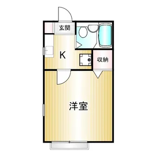 エスポワールB【2階】の間取り