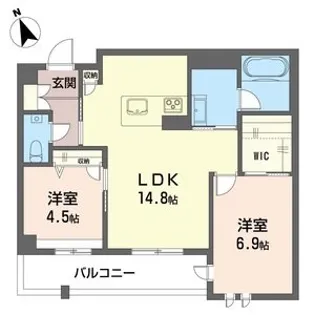 グランパティオ梶ヶ谷【3階】の間取り