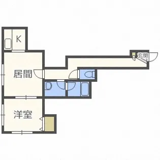 ルポ・プルミエール【1階】の間取り