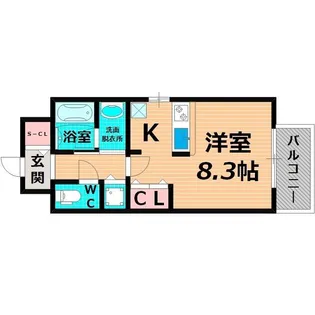 スプランディッド野江【3階】の間取り