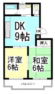 メゾンエルドラド【3階】の間取り