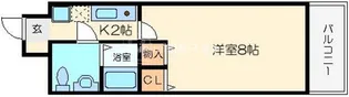 ドミール桜川【9階】の間取り