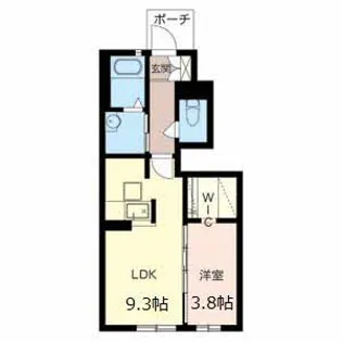 シャーメゾン北出島【1階】の間取り