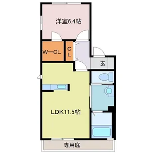 ソラーレM【1階】の間取り