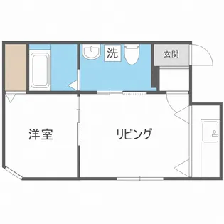 e’s東札幌【4階】の間取り