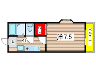 コンフォーレ日吉1【1階】の間取り