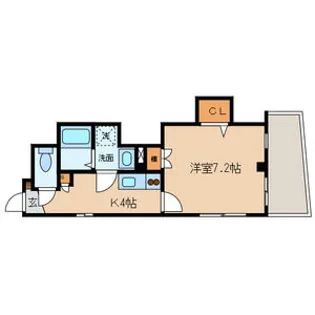Feel神楽坂【1階】の間取り