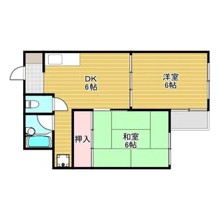パティオ佐竹台【2階】の間取り