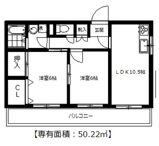 シャイニングヒルズ【1階】の間取り