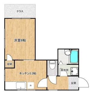 アゼリア南池袋【1階】の間取り