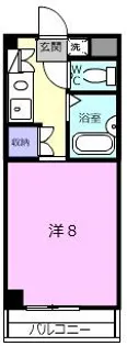バロンズマンション【2階】の間取り