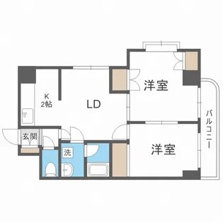 エイトビル21【7階】の間取り