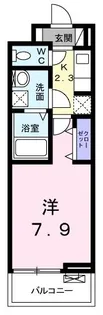 プラム・アズール【3階】の間取り