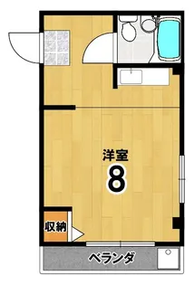 緑風ハイツ【1階】の間取り