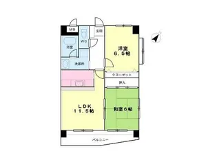 プラティーク杉の入【3階】の間取り