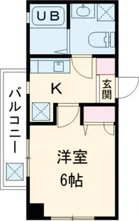 CITY SPIRE 上池台【2階】の間取り