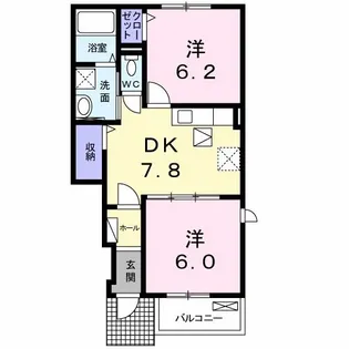 ルーチェ【1階】の間取り