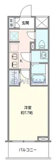 Log登戸station side【1階】の間取り