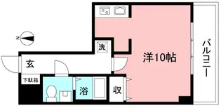 アルモ若松【3階】の間取り