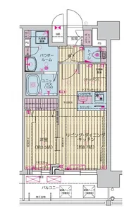 プレリス大阪西九条 CITY LINKS【11階】の間取り