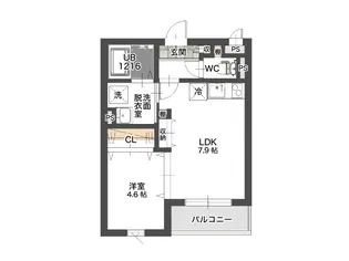 STATE OF THE ART伊那【2階】の間取り