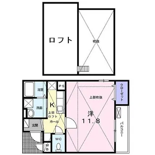 ヴィラ若草【2階】の間取り